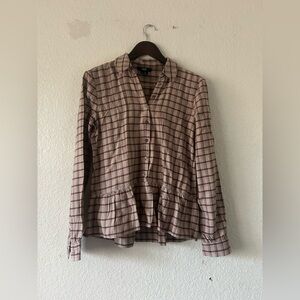 PAIGE‎ Merrigan Top Eclipse Multi Size Small Button Western Coastal Cowgirl